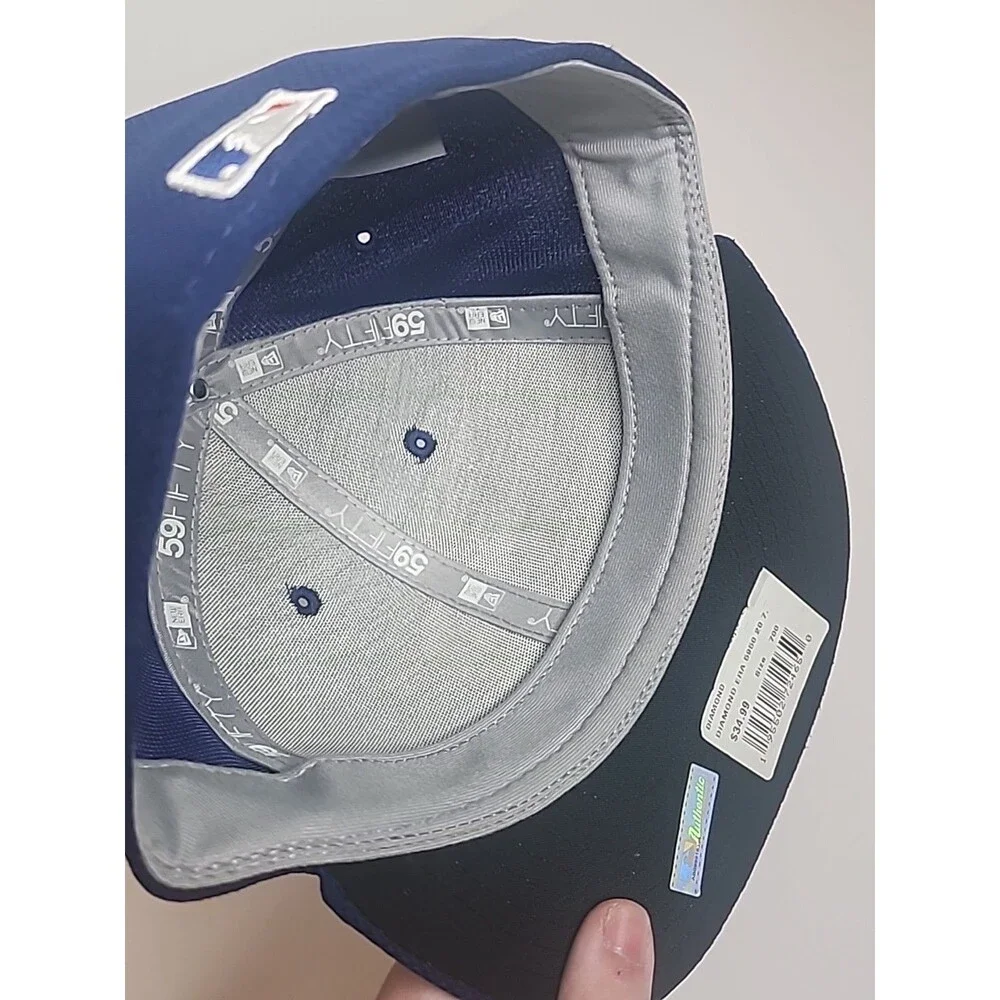 New Era Los Angeles Dodgers 59FIFTY Fitted Cap MLB Home Blue Men Size 7 New
